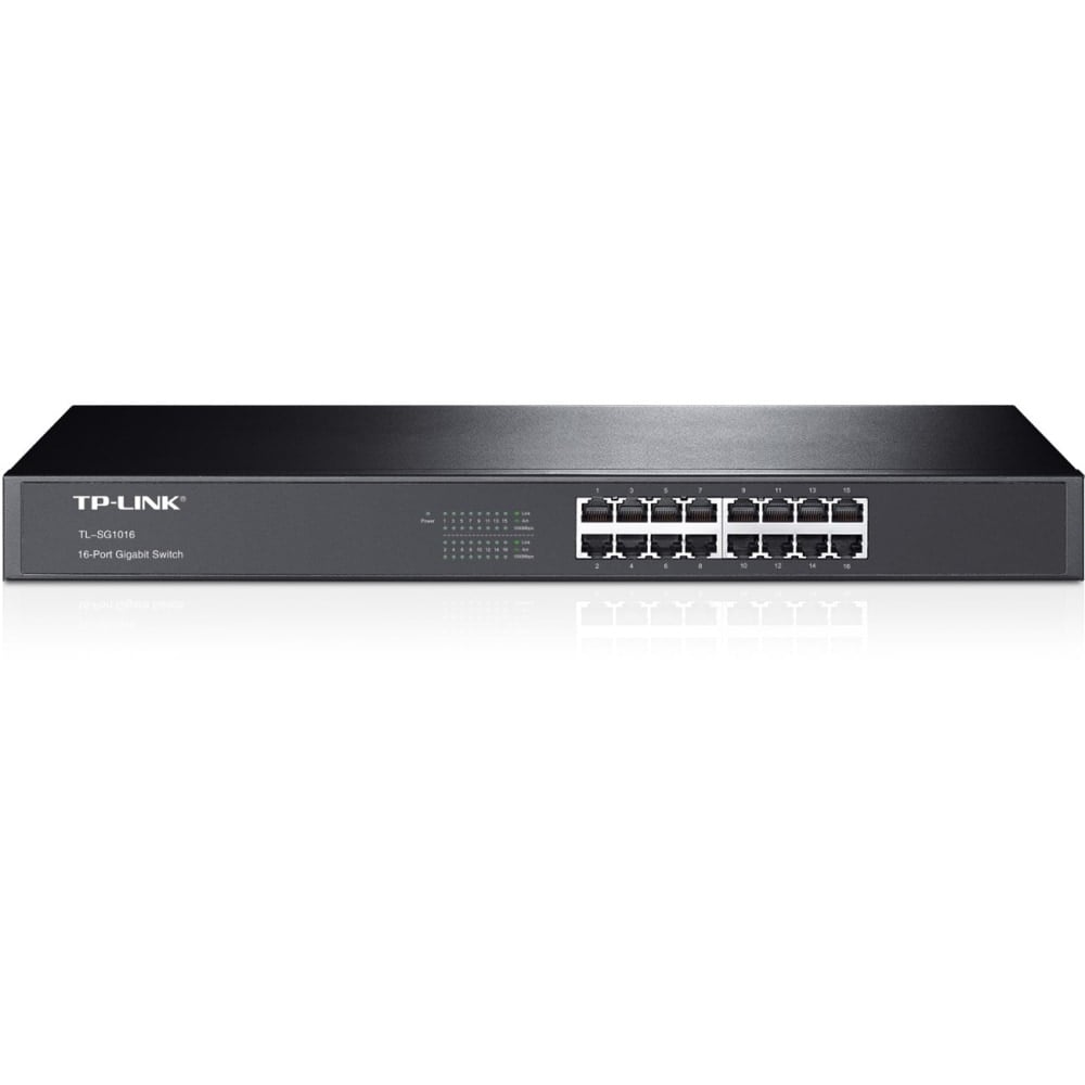 TP-Link 16-Port Gigabit Ethernet Rackmount Switch, TL-SG1016 MPN:TL-SG1016
