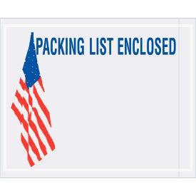 Panel Face Envelopes USA Flag 