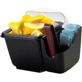 Mini Dome Domed Condiment Center Holds (1) 1 Qt. Chillable Tray BD2002