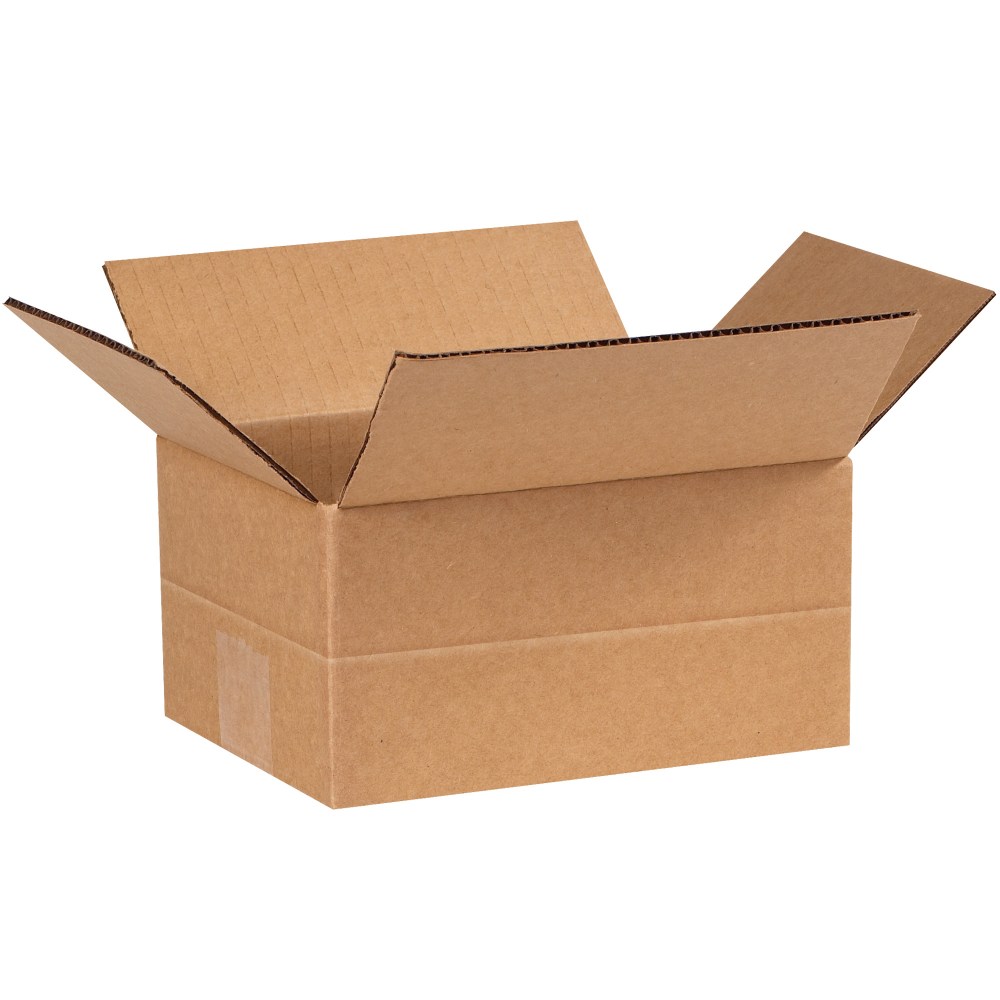 Partners Brand Multi-Depth Corrugated Boxes, 4in x 8in x 6in, Kraft, Pack Of 25 MPN:MD864
