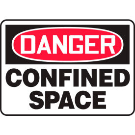 Accuform MCSP116VA Danger Sign Confined Space 10