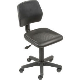 Interion® Task Chair With Mid Back Polyurethane Black 251252