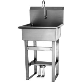 Sani-Lav® 524 Floor Mount Sink With Double Foot Pedal Valve 524