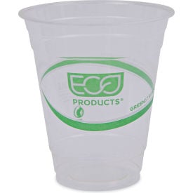 Eco-Products® GreenStripe Renewable & Compostable Cold Drink Cups 12 oz Clear Pack of 1000 EP-CC12-GS