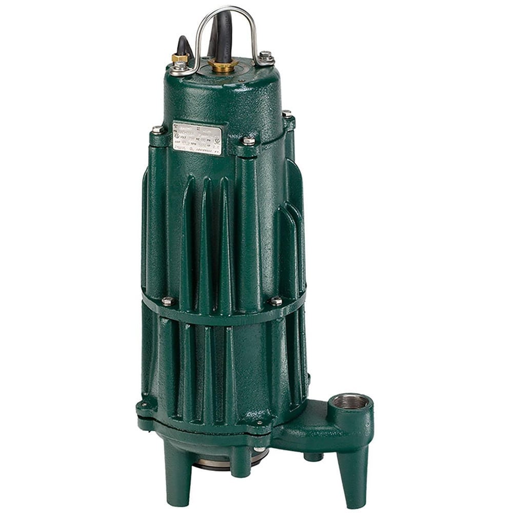 Submersible, Sump & Sewage Pumps; Voltage: 230V ; Pump Type: Grinder ; Operation: Capacitor Start ; Amperage Rating: 17.2000 ; Horsepower: 2 ; Outlet Size (Inch): 1-1/4 MPN:840-0004