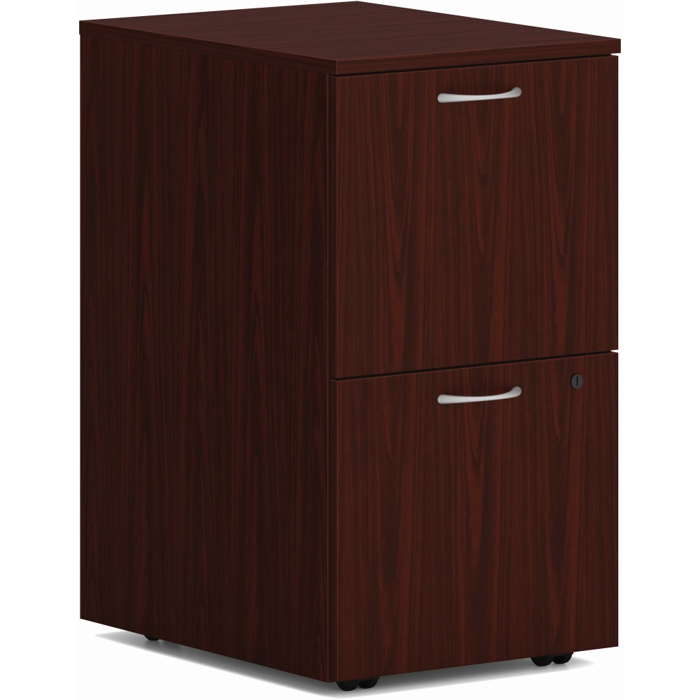 HON Mod HLPLPMFF Pedestal - x 15in x 20in x 28in - 2 x File Drawer(s) - Finish: Traditional Mahogany MPN:PLPMFFLT1