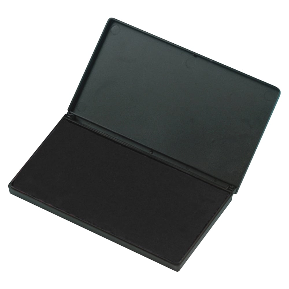 CLI Stamp Pad - 1 Each - 6.3in Width x 3.3in Length - Felt Pad - Black Ink - Black (Min Order Qty 17) MPN:92820