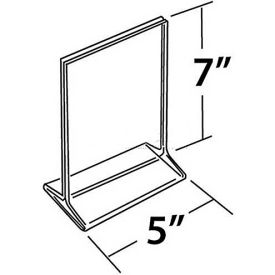 Global Approved 142710 Vertical Top Load Acrylic Sign Holder 5