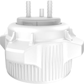 Justrite 12859 Open Top Carboy Cap Adapter With Two 1/4