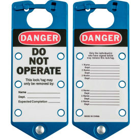 Brady® 67972 Labeled Lockout Hasp 1-27/64