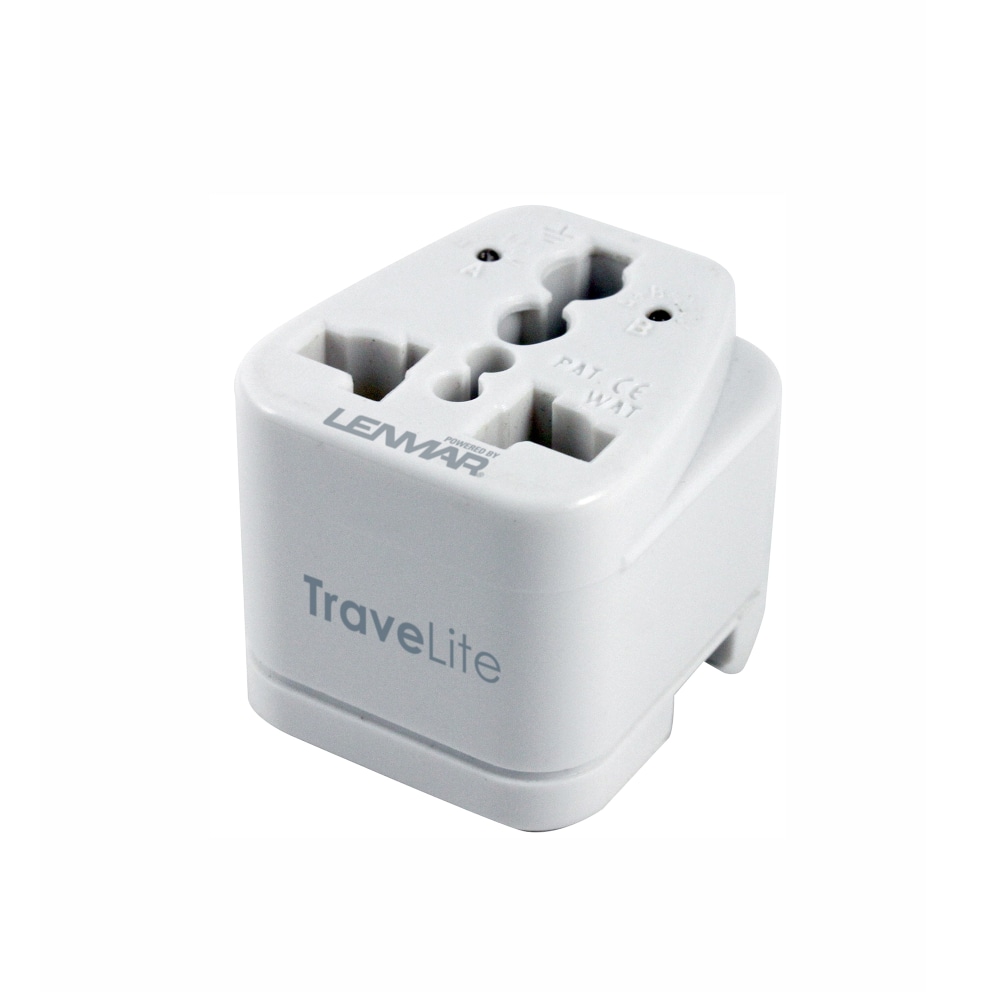 Lenmar TraveLite Ultra Compact All-In-One Travel Adapter, White, AC150 MPN:AC150