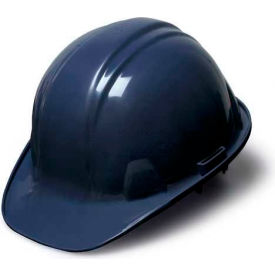 Dark Blue Cap Style 4 Point Ratchet Suspension Hard Hat HP14165 - Pkg Qty 16