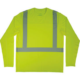 Ergodyne® Chill-Its® 6688 Cooling Hi-Vis Sun T-Shirt with UV Protection Class 2 S Lime 12136