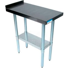 BK Resources VFTS-1530 18 Ga Filler Table 430 Stainless Steel - 1-1/2