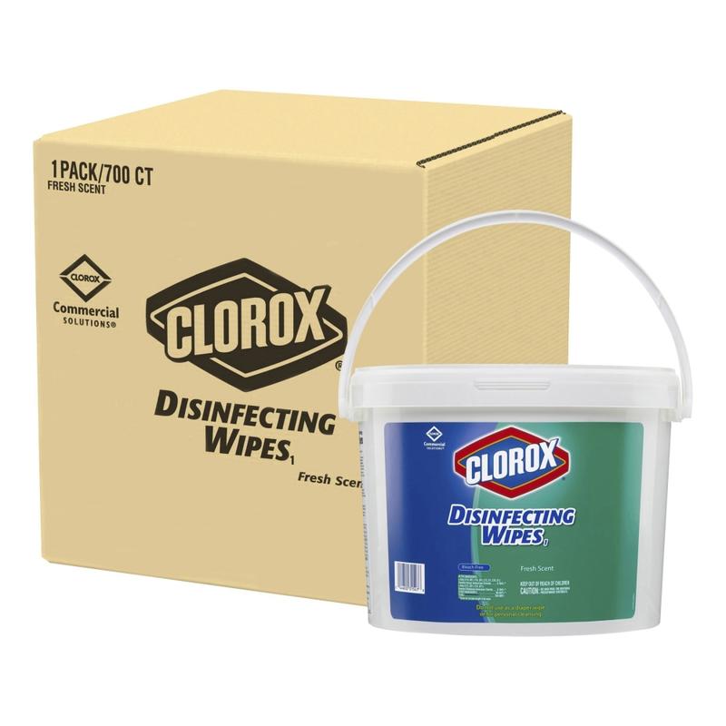 Clorox Disinfecting Wipes, 7in x 7in, Fresh Scent, Pack Of 700 Wipes (Min Order Qty 2) MPN:31547