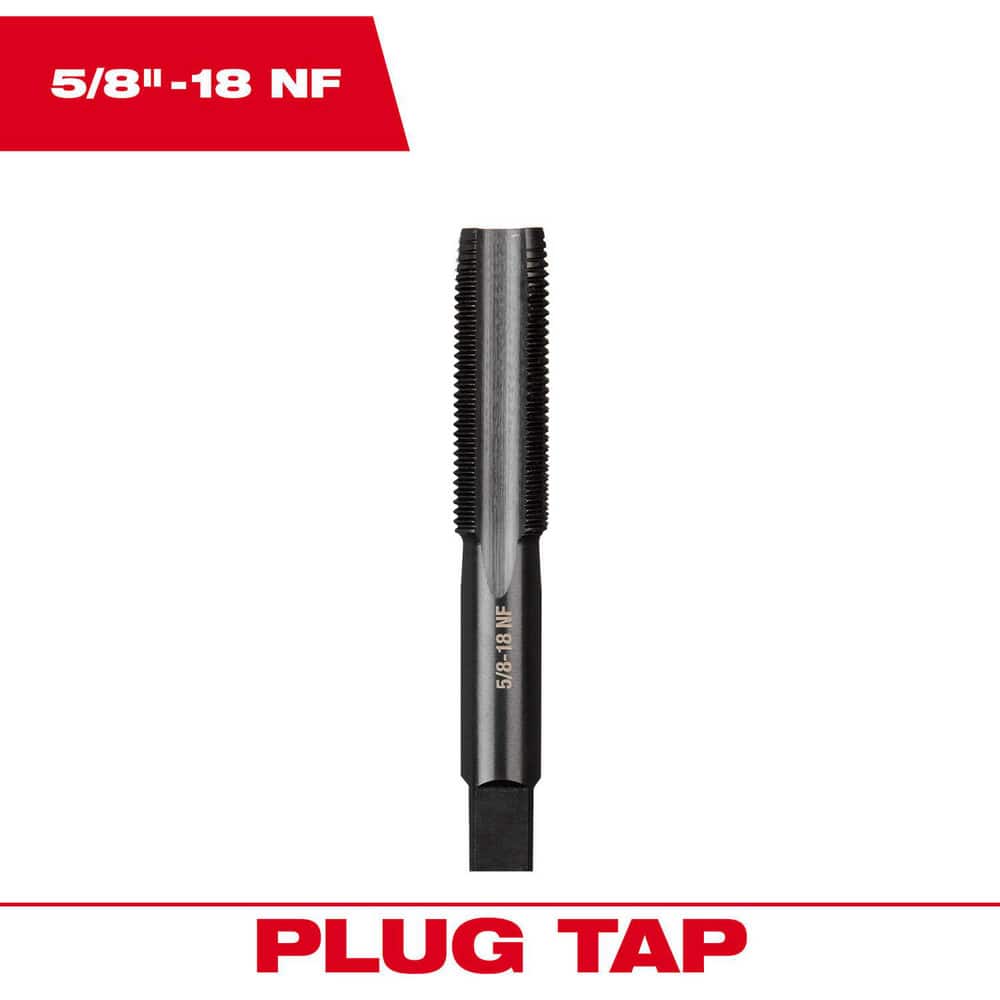 Straight Flute Taps; Tap Type: Straight Flute; Thread Size (Inch): 5/8-18; Overall Length (Decimal Inch): 3.7500; Thread Standard: UNF; Chamfer: Plug; Material: High-Carbon Steel MPN:49-57-5171