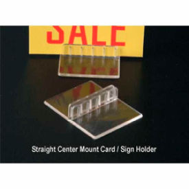 Straight Center Mount Sign/Card Holder 2