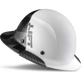 Lift Safety DAX Carbon Fiber Full Brim 50-50 White/Black Camo HDF50C-20CK