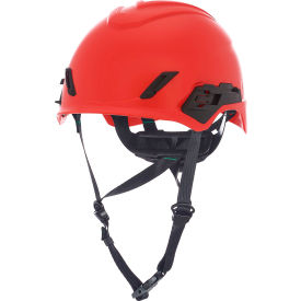 MSA V-Gard® H1PRO Safety Helmet Non-Vented Fas-Trac® III Pivot Ratchet Suspension Red 10236214
