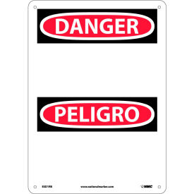 NMC™ Bilingual Plastic Sign Danger Blank 10