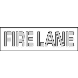 Parking Lot Stencil 22x4 - Fire Lane PMS41