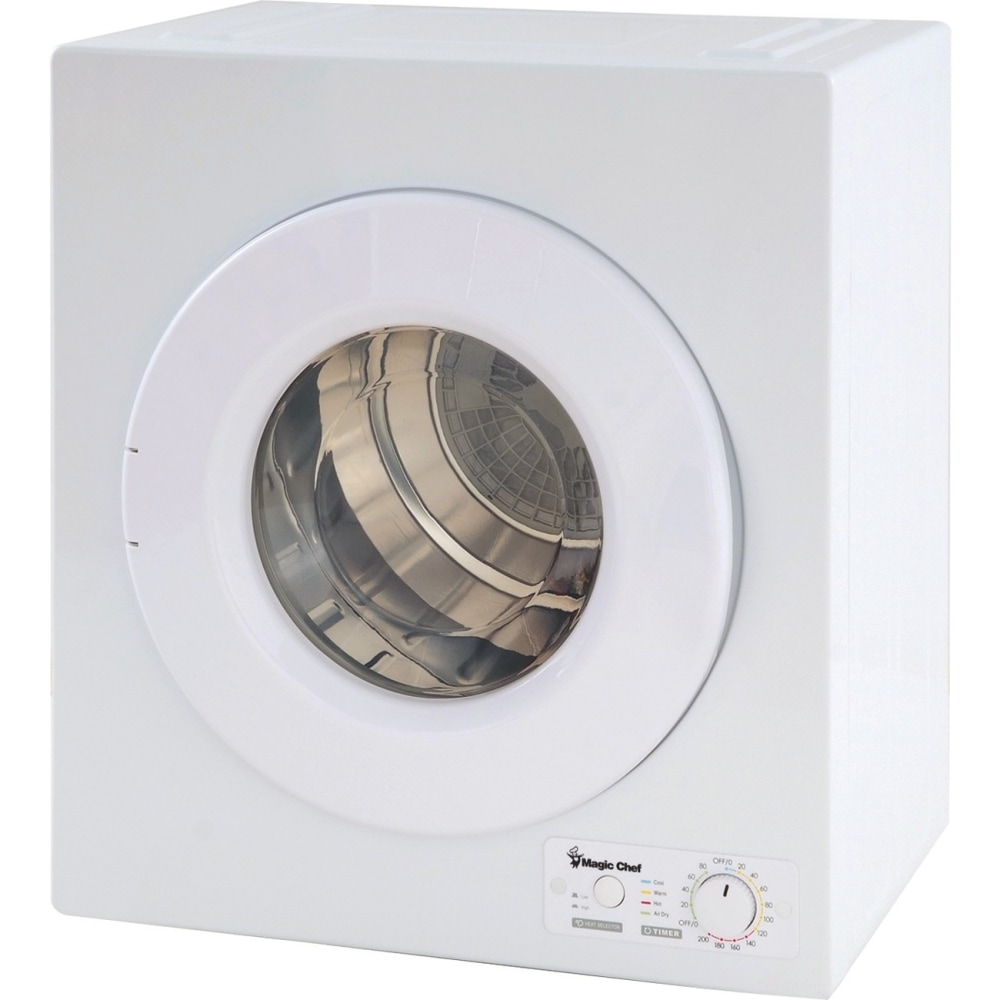 Magic Chef Electric Dryer - 2.60 ft³ - 2 Modes - White - Energy Star - 180 kW MPN:MCSDRY1S