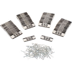 GoVets™ Locker Number Plate Kit Numbered 500-699 200/Pack 411A493