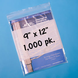 Reclosable Poly Bags W/ Write On Label 9