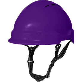 Delta Plus Americana Climbing WIND Safety Helmet Type 2 4-Point Mega Ratchet Suspension Purple WEL22128PU