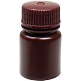 United Scientific™ Reagent Bottle Wide Mouth HDPE 30ml Capacity Amber Pack of 72 33461