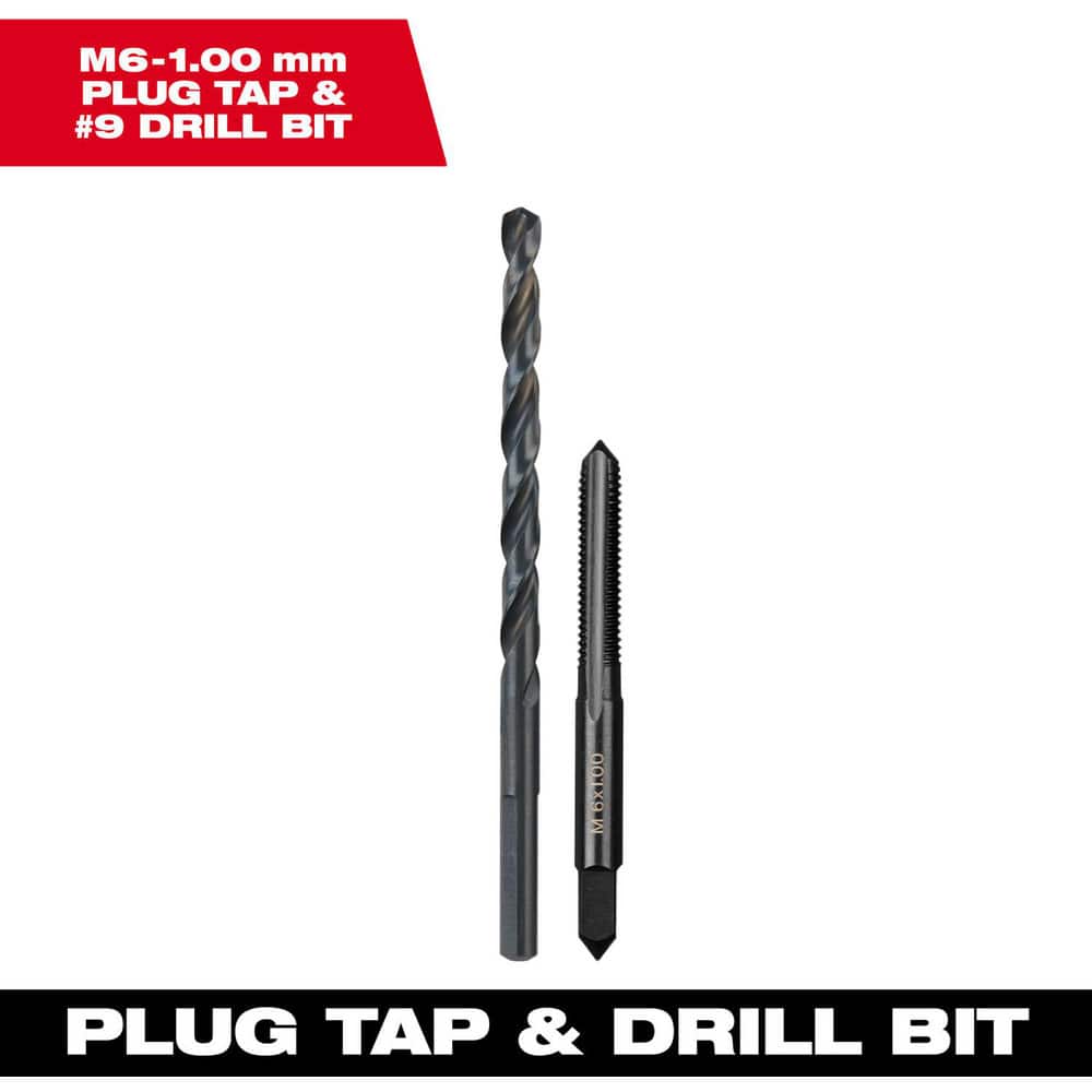 Tap & Drill Sets; Maximum Drill Size (Wire): #9; Minimum Drill Size (Wire): #9; Tap Type: Standard Hand; Tap Coating/Finish: Oxide; Tap Material: High Carbon Steel; Drill Material: High Carbon Steel MPN:49-57-5536