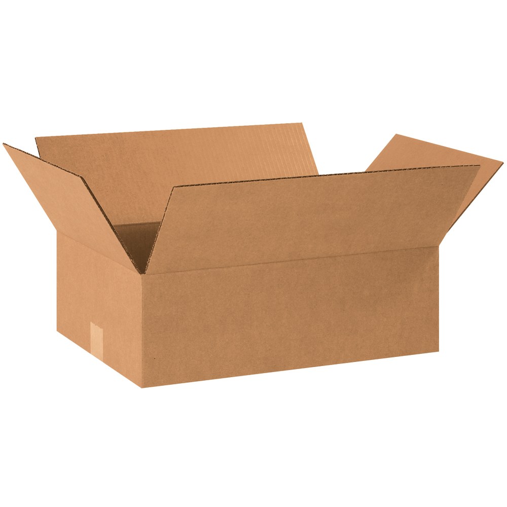Partners Brand Corrugated Boxes, 18 1/2in x 12 1/2in x 6in, Kraft, Pack Of 25 MPN:18126R
