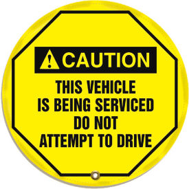 Accuform KDD738 Stopout® Steering Wheel Message Cover Vinyl 24