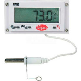 Cooper-Atkins® Mini Rectangular Panel Thermometer Pm120-0-8 PM120-0-8