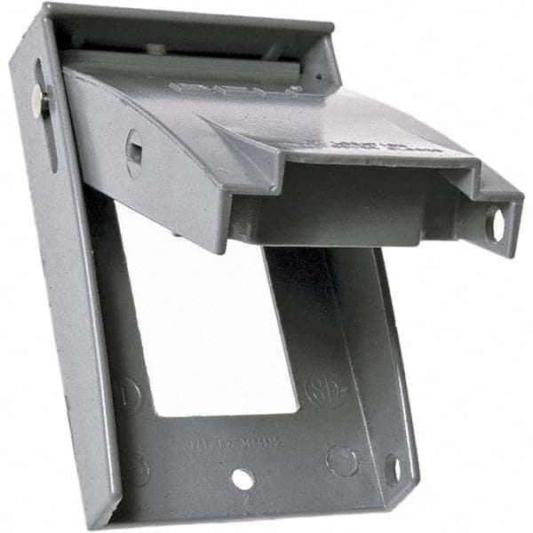 Weatherproof Box Covers; Electrical Box Shape: Rectangle; Number Of Outlets: 1; Resistance Features: Non-Corrosive; Housing Material: Aluminum; Finish: Powder Coat Finish; Recommended Environment: Wet Location; Housing Color: MPN:5028-0