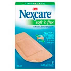 3M Knee/Elbow Bandages Adhesive Breathable Latex-free 4