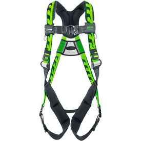 Honeywell Miller® AirCore Stretchable Harness with Back D-Ring Tongue Buckle Universal Green ACA-TB/UGN