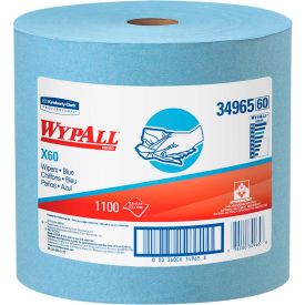 WypAll® General Clean X60 Cloths Jumbo Roll 12.5 x 13.4 Blue 1100/Roll 34965