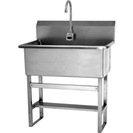 Sani-Lav® 532FA Floor Mount Scrub Sink With AC Powered Sensor 532FA