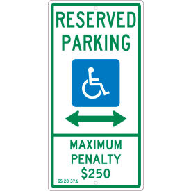 NMC TMS328H Traffic Sign Reserved Parking North Carolina 24