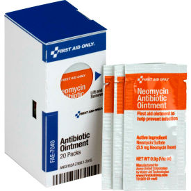 First Aid Only FAE-7040 SmartCompliance Refill Antibiotic Ointment 20/Box FAE-7040