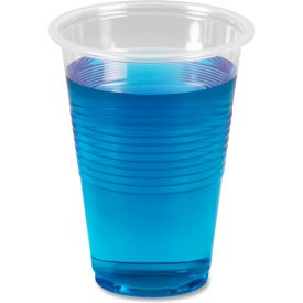 Boardwalk® Plastic Cold Drink Cups Polypropylene 16 oz Translucent Pack of 50 BWKTRANSCUP16PK