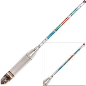 H-B DURAC Triple Scale Beer and Wine Hydrometer Polycarbonate 618006000