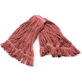 Carlisle® 4-Ply Anti-Microbial Looped End Mop w/ Red Band Large Red 369325M05 - Pkg Qty 12