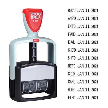 Date Stamp, Self-Inking, Black Ink MPN:011029