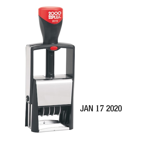 Date Stamp, Heavy Duty, Self-Inking, Black MPN:011200