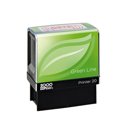 Message Stamp, Recycled, Posted, Red Ink MPN:098371