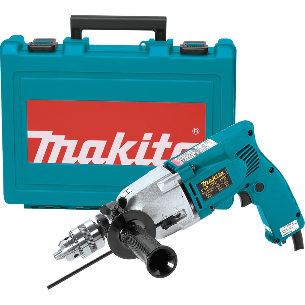 Makita USA 6V Drill Hammer With Case, 3/4in, Blue MPN:HP2010N