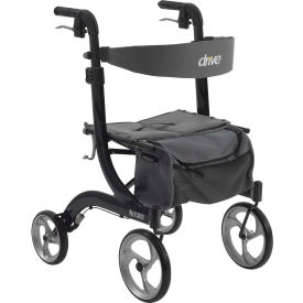 Drive Medical Nitro Euro Style Walker Rollator RTL10266BK Black rtl10266bk