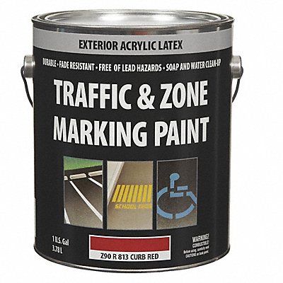 Paint Traffic Zone Marking Red 1Gal MPN:Z90R00813-16
